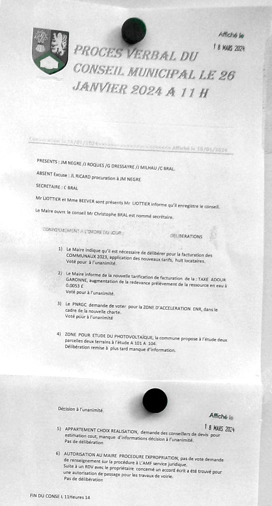 gentillesses du maire